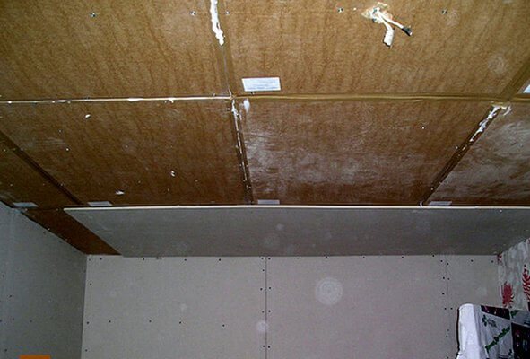 Шумоизоляция потолка в квартире панелями фонстар