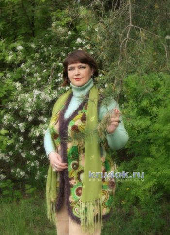 Жилет Берендеев лес. Работа Светланы Шевченко